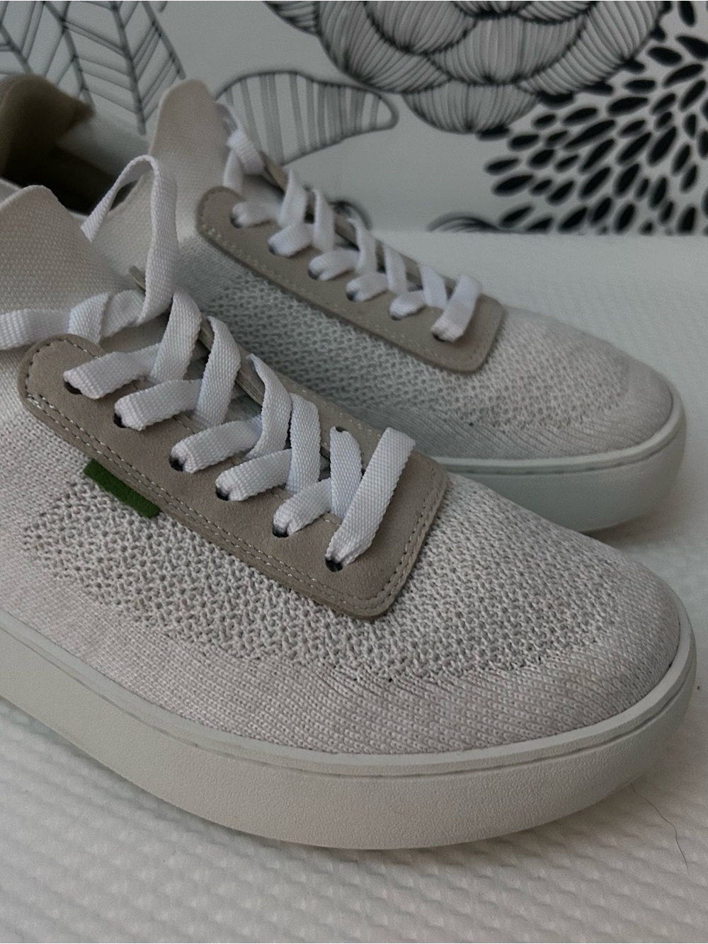 Casca Avro Knit Beige Grey Sneakers